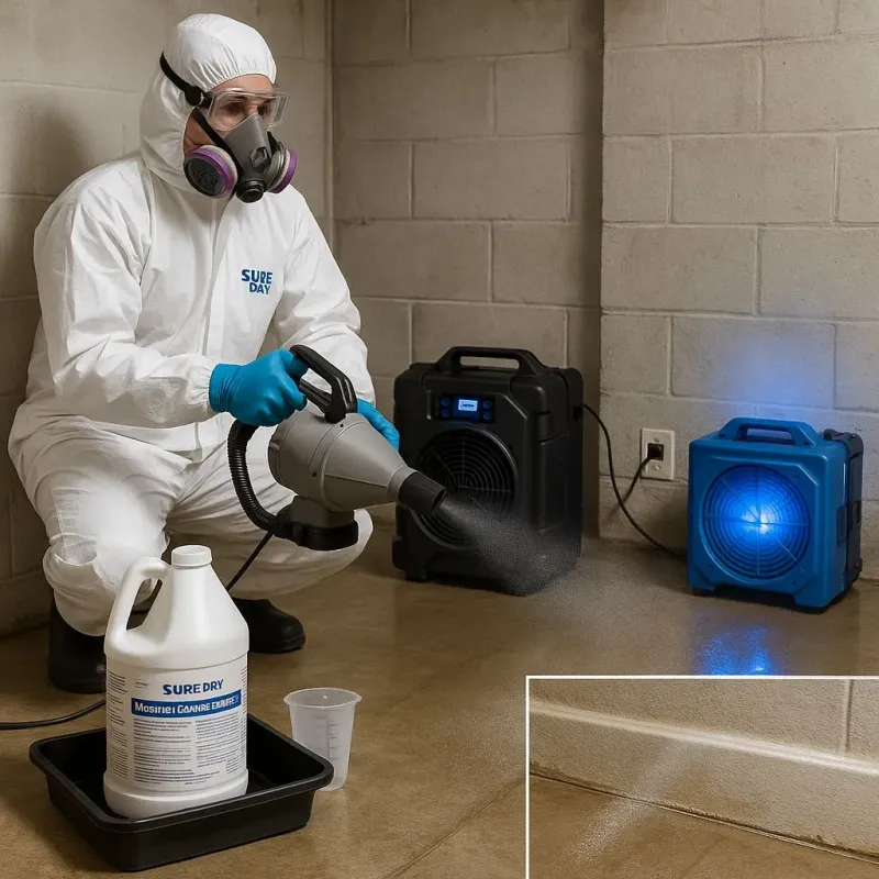 Sanitization and Odor Removal process in Chamberlain, SD